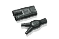 402-06180-206-1-g-po-x-bk HellermannTyton 2-Way Outlet Shape Black, Polyolefin Cross Linked (POX), 13mm