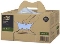 510272 Tork Blue Non Woven Fabric Cloths for Multipurpose Cleaning, Box of 210, 41.5 x 35.5cm, Repeat Use