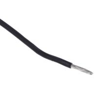 6716-bk005 Alpha Wire Ecogen Ecowire Series Black 1.3 mm² Hook Up Wire, 16 AWG, 26/0.25 mm, 30m, MPPE Insulation, 6716 BK005