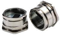 52107380-52103070 Lapp SKINDICHT Series Metallic Nickel Plated Brass Cable Gland, M63 Thread, 5mm min., 12mm max., IP54