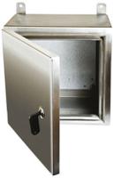758-7220 RS PRO 316 Stainless Steel Wall Box, IP69K, 400 mm x 400 mm x 200mm