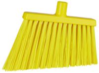 29147 Vikan Broom, Yellow With Polyester, Polypropylene, Stainless Steel Bristles for Food Industry, Wet Floors