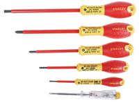 0-65-443 Stanley  Pozidriv; Slotted Insulated Screwdriver Set, 6-Piece