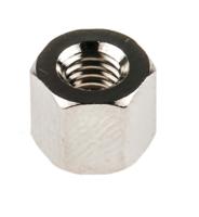 222-474 RS PRO Standoff, M4 x M4 Thread, 6mm Body, Brass, Female/Female