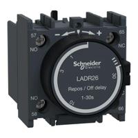 ladr26 Schneider Electric Auxiliary Contact Block, 2 Contact, 1 No + 1 NC, Front Mount, TeSys LADN