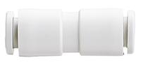kq2h12-00a SMC KQ2 Series Straight Tube-to-Tube Adaptor, Push In 12 mm to Push In 12 mm, Tube-to-Tube Connection Style