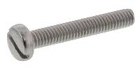 130-606 RS PRO Slot M2.5 Pan A2 304 Stainless Steel Machine Screws DIN 85 x 16.0mm