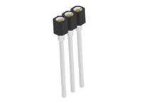 2485257-1 TE Connectivity 2.54mm Pitch 3 Way Through Hole IC Socket