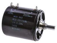 860b1103 Vishay 860 10kΩ Rotary Potentiometer 10-Turns 1-Gang Panel Mount, 860B1103