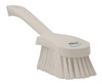 41946 Vikan Soft Bristle Yellow Scrubbing Brush, 270mm bristle length, Polyester, Polypropylene, Stainless Steel bristle