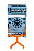s3-b Releco MRC 11 Pin 250V ac DIN Rail Relay Socket, for use with MRC Series 11-Pin Relay