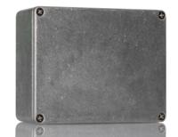 1590bbs Hammond 1590 Series Clear Die Cast Aluminium Alloy Enclosure, IP54, 119 x 94 x 42mm