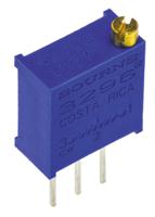 3296w-1-201lf 200Ω, Through Hole Trimmer Potentiometer 0.5W Top Adjust Bourns, 3296