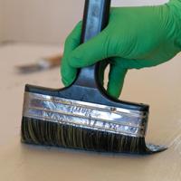 sho6110 Showa 6110PF Green Powder-Free Nitrile Disposable Gloves, Size 8, Medium, 100 per Pack