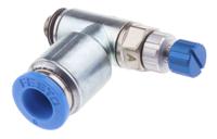 grla-m5-qs-6-rs-d Festo GRLA Series Tube Exhaust Valve, 6mm Tube Inlet Port x M5 Male Outlet Port x 6mm Tube Outlet Port, 197578