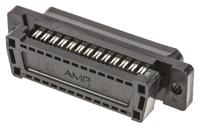 1658615-2 TE Connectivity Amplimite HDF-20 25 Way Right Angle Cable Mount D-sub Connector Plug, 2.77mm Pitch
