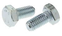 527-498 RS PRO Bright Zinc Plated Steel, Hex Bolt, M8 x 16mm