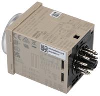 h3cr-a-301-ac24-48dc12-48 Omron H3CR Series DIN Rail Mount Timer Relay, 12 → 48 V dc, 24 → 48V ac, 2-Contact, 0.1 s → 600h,