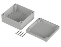 63217000-et-217 Bopla Euromas II Series Light Grey ABS Enclosure, IP65, Light Grey Lid, 122 x 120 x 57mm