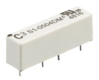 s1-1204rs Sensata Cynergy3 PCB Mount Reed Relay, 12V dc Coil, SPST, 350V Max, 1 A Max, 500Ω