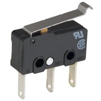 ss-5gl13t Omron Simulated Roller Lever Subminiature Micro Switch, Quick Connect Terminal, 5 A, SPDT, IP40