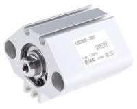 cdq2b20-10dz SMC Pneumatic Compact Cylinder - 20 mm Bore, 10 mm CDQ2 Series, Double Acting Acting