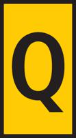 561-01174-wic1-q-pa66-ye HellermannTyton WIC Snap On Cable Markers, Yellow, Pre-printed "Q", 2 → 2.8mm Cable, for Cables and Wires,