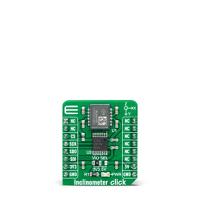 mikroe-4753 MikroElektronika Inclinometer Click Inclinometer Sensor Add On Board for SCL3300, TXB0106 mikroBUS Socket