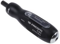 a402 Facom Adjustable Hex Torque Screwdriver, 0.5 → 2.5Nm, 1/4'' Drive, ±6 % Accuracy