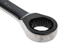 487-191 RS PRO 12-Piece Ratchet Spanner Set, 8 → 19 mm, Chrome Vanadium Steel