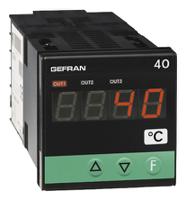 40t-48-4-00-rr-0-0-0-0 Gefran 40T48 Temperature Indicator, 48 x 48mm, 2 Output Relay, 11 → 27 V ac/dc Supply Voltage