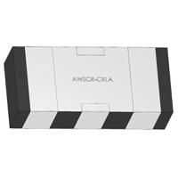awscr-737crla-c15-t3 AWSCR-7.37CRLA-C15-T3, Ceramic Resonator, 7.37MHz 15pF, 3-Pin, 4.5 x 2 x 1.2mm
