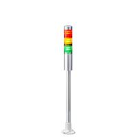 lr4-302pjnu-ryg Patlite LR4 Series Coloured Signal Tower, 3 Lights, 24 V dc, Pole Mount
