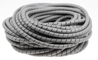 901-10018 HellermannTyton Spiral Wrap, I.D 9.6mm, 19.2mm Polyolefin
