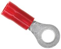 2-34148-1 TE Connectivity, PLASTI-GRIP Insulated Ring Terminal, M4 Stud Size, 0.26mm² to 1.65mm² Wire Size, Red