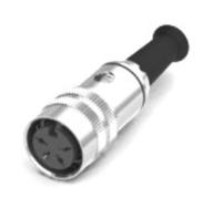 210-0240 RS PRO 4 Pole M16 Din, 4A, 100 V IP40, Screw Lock, Female, Cable Mount