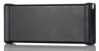 1455c1202bk Hammond 1455 Series Black Aluminium Enclosure, IP54, Flanged, Black Lid, 120 x 54 x 23mm