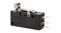 v15w2-ez100a05-w2 Honeywell Roller Lever Micro Switch, Quick Connect Terminal, 5A, SPDT, SPNC, SPST, IP67