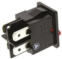 h8553vbnacb Arcolectric (Bulgin) Ltd Illuminated DPST, On-Off Rocker Switch Panel Mount