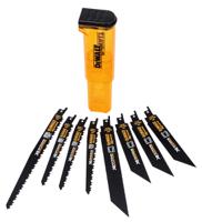 dt99551-qz DeWALT, 14/18 TPI, 4/6 TPI Teeth Per Inch 152mm Cutting Length Reciprocating Saw Blade, Pack of 8