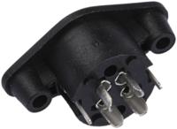 kpjx-pm-4s Kycon, KPJX DC Socket Rated At 7.5A, 20 V dc, Panel Mount, length 25.2mm, Tin