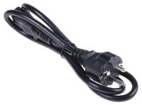 626-6751 RS PRO Straight IEC C13 Socket to Straight CEE 7/7 Plug Power Cord, 1m