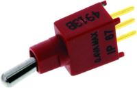 tst-1-g KNITTER-SWITCH Toggle Switch, PCB Mount, (On)-Off-(On), SPDT, Through Hole Terminal
