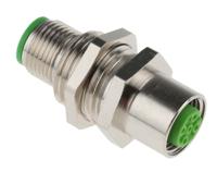 7000-42111-0000000 Murrelektronik Limited Circular Connector, 5 Contacts, Bulkhead Mount, M12 Connector, Plug, Socket, Female, IP65, IP67,