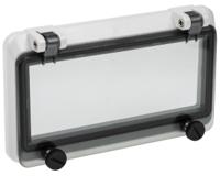 297-1213 RS PRO Grey Polycarbonate IP44 Inspection Window for use with 46277-3, DIN 43880