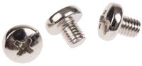 483-0243 RS PRO Pozi M5 Pan Brass Machine Screws DIN 7985 x 6.0mm