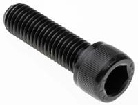 468-0408 RS PRO Black, Self-Colour Steel Hex Socket Cap Screw, DIN 912, M12 x 40mm