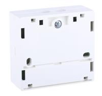 387-3924 RS PRO Angled Cat6 2 Way RJ45 Surface Mount Socket,With STP Shield Type
