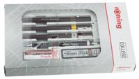 s0699380 Rotring Black Isograph Pen Set, 0.25 → 0.5 mm Tip Size