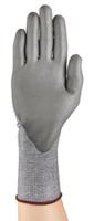 11728100 Ansell 11-728 Grey Nylon Cut Resistant Gloves, Size 10, Polyurethane Coating